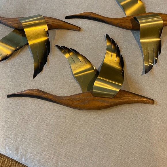 Set of 3 MCM Masketeers, Inc. flying geese wall hangings - Picture 2 of 5